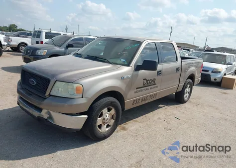 2005 Ford F-150 Lariat/Xlt из США, поврежденный, VIN 1FTPW12575KE01729